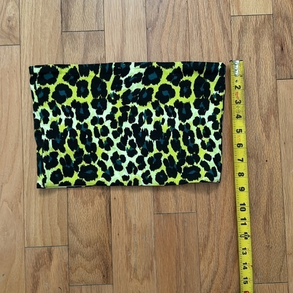 TOPSHOP  Neon Leopard Bandeau Top size US 6 - Picture 6 of 6